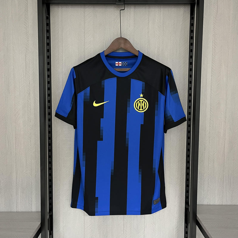 Camisa I Inter de Milão | 23/24 Torcedor Nike - Azul e Preta - Paramount