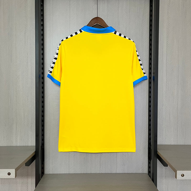Camisa I Cadiz Retrô | 83/84 Meyba - Amarela e Azul