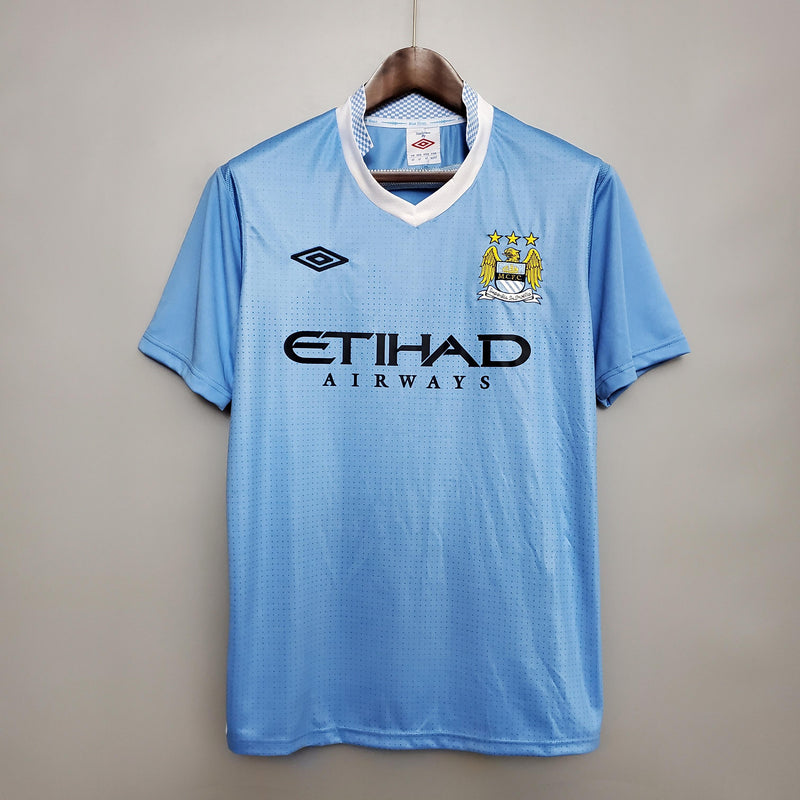 Camisa I Manchester City Retrô | 11/12 Torcedor Umbro - Azul