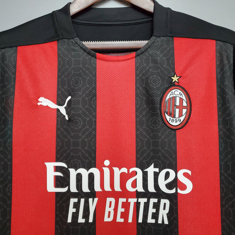 Camisa I Milan | 20/21 Torcedor Puma - Vermelha e Preta