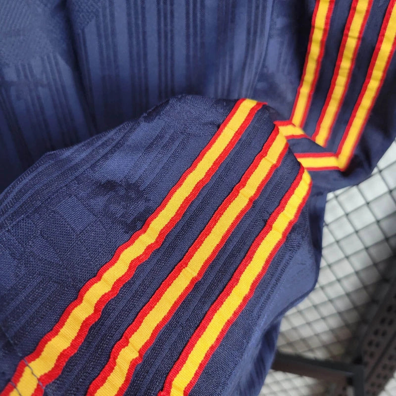 Camisa II Espanha Retrô | 1996 Adidas - Azul, Vermelha e Amarela