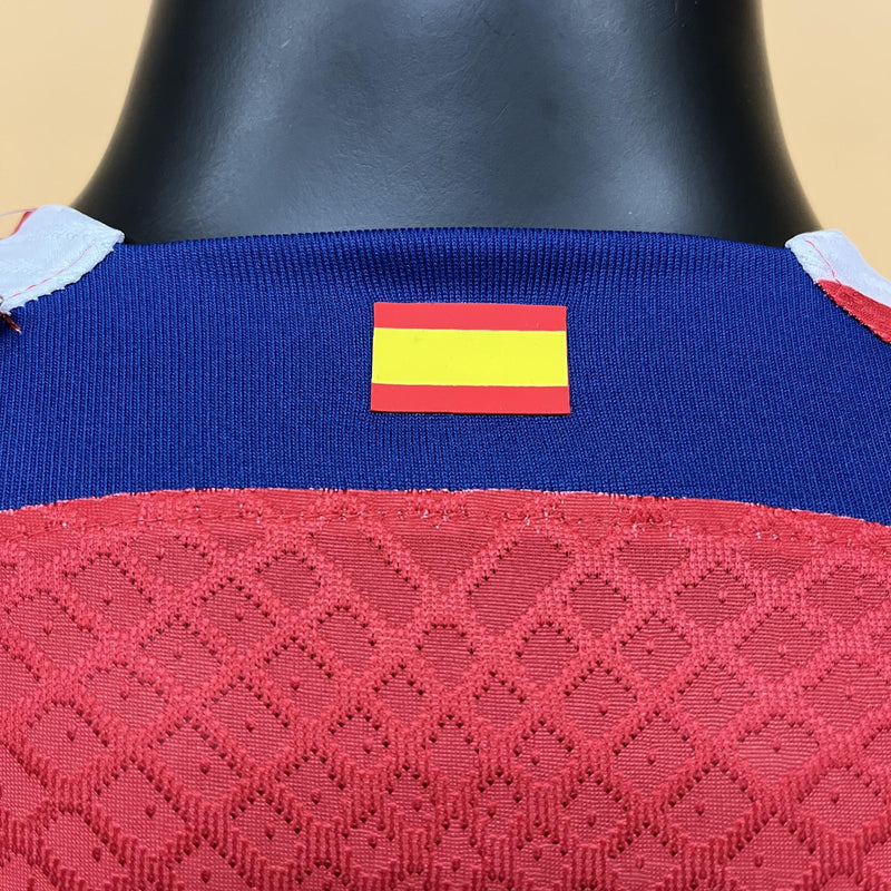Camisa I Atlético de Madrid | 22/23 Modelo Jogador Nike - Vermelha e Branca