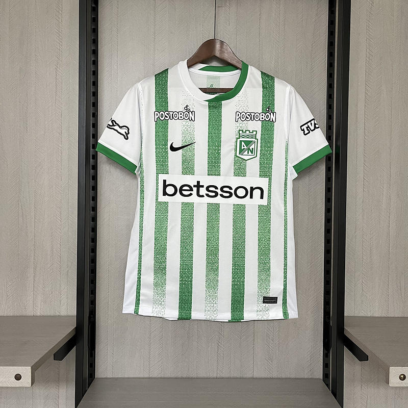 Camisa I Atlético Nacional | 25/26 Torcedor Nike - Verde e Branca