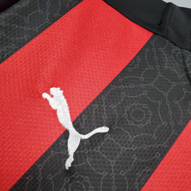 Camisa I Milan | 20/21 Torcedor Puma - Vermelha e Preta