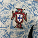 Camisa II Portugal | 2024 Modelo Jogador Nike - Branca e Azul (Manga Longa)