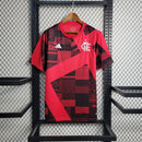 Camisa de Treino Flamengo | 23/24 Torcedor Adidas - Vermelha e Preta