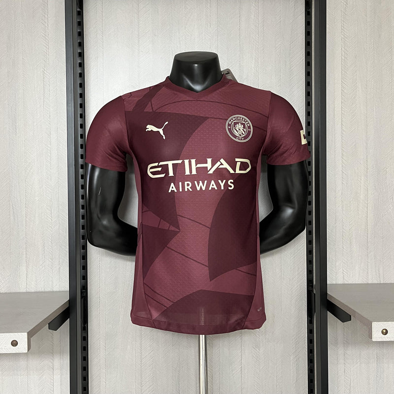 Camisa III Manchester City | 24/25 Modelo Jogador Puma - Bordô