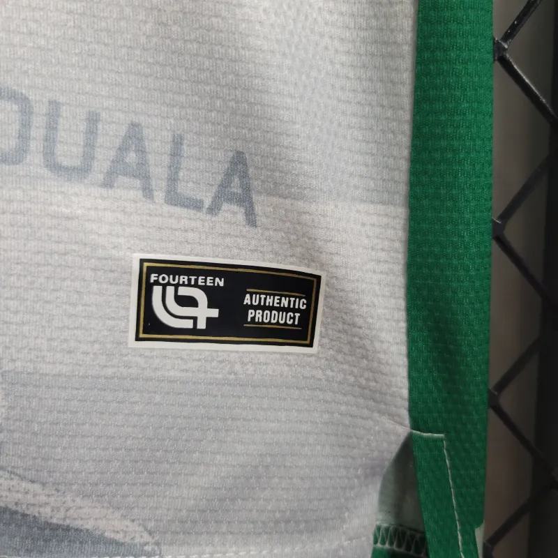 Camisa III Camarões | 25/26 14Fourteen - Branca, Verde e Vermelha