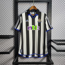 Camisa I Newcastle Retrô | 00/01 Adidas - Preta Branca e Azul