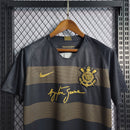 Camisa III Corinthians Retrô | 18/19 Nike - Preta e Dourada