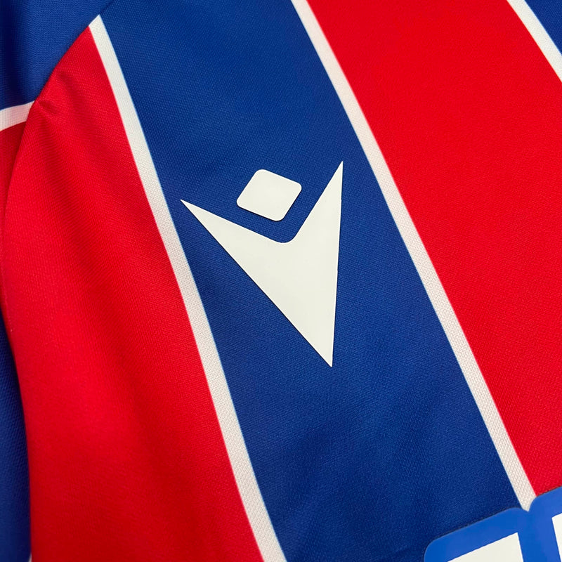 Camisa I Crystal Palace | 25/26 Torcedor Macron - Azul e Vermelha