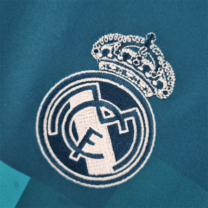 Camisa III Real Madrid Retrô | 17/18 Torcedor Adidas - Azul