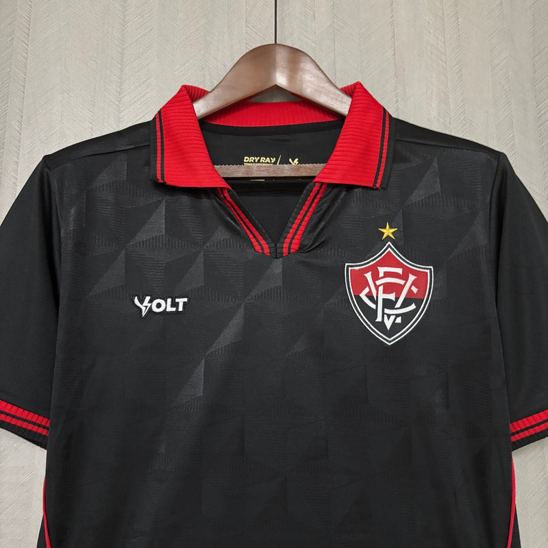 Camisa III Vitoria | 25/26 Torcedor Volt - Preta e Vermelha