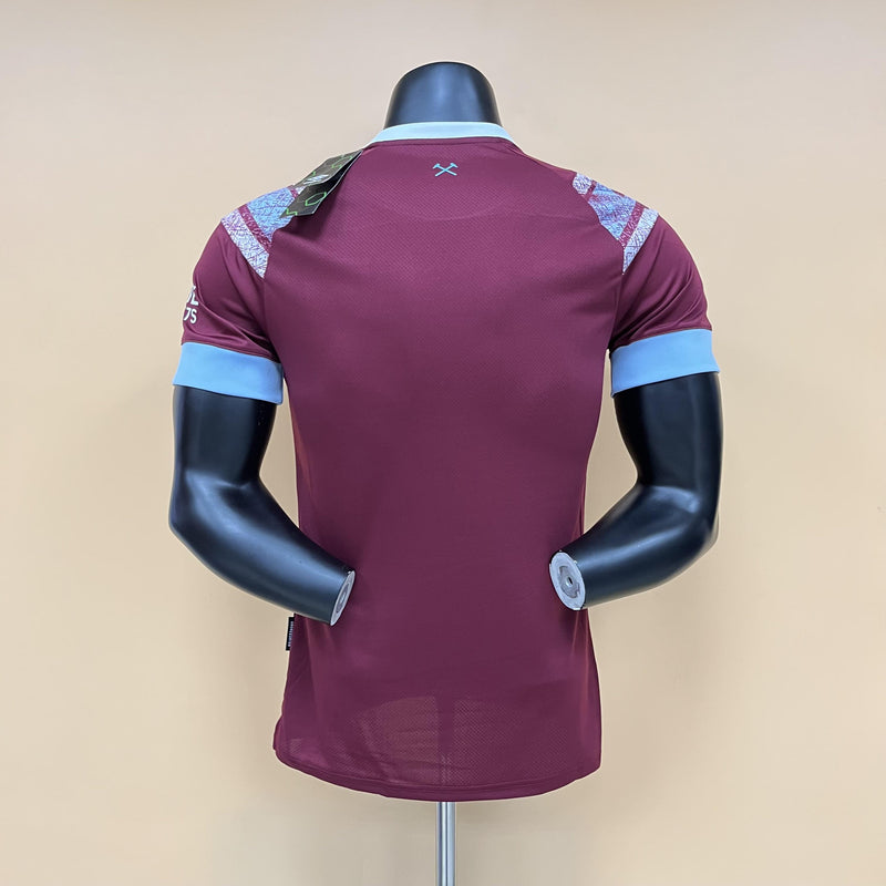 Camisa I West Ham | 22/23 Modelo Jogador Umbro - Vinho
