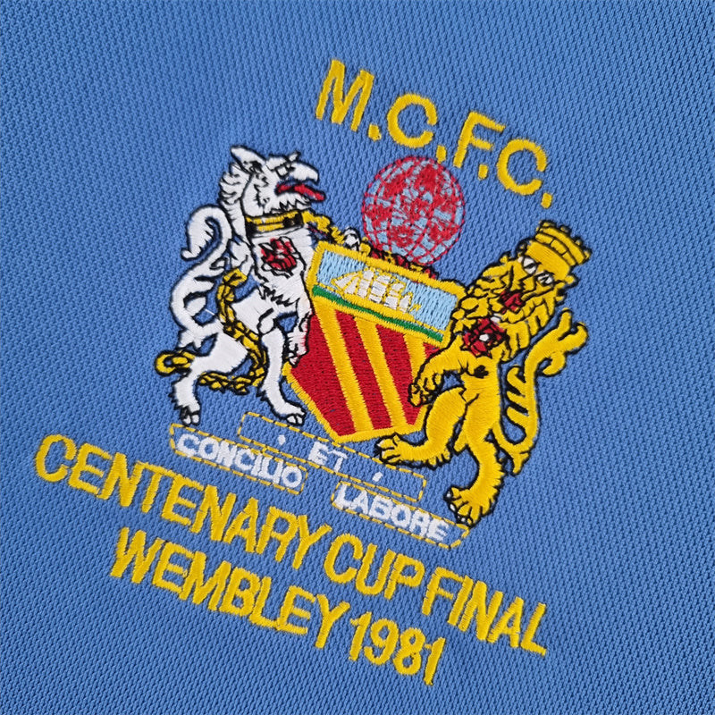 Camisa I Manchester City Retrô | 81/82 Umbro - Azul