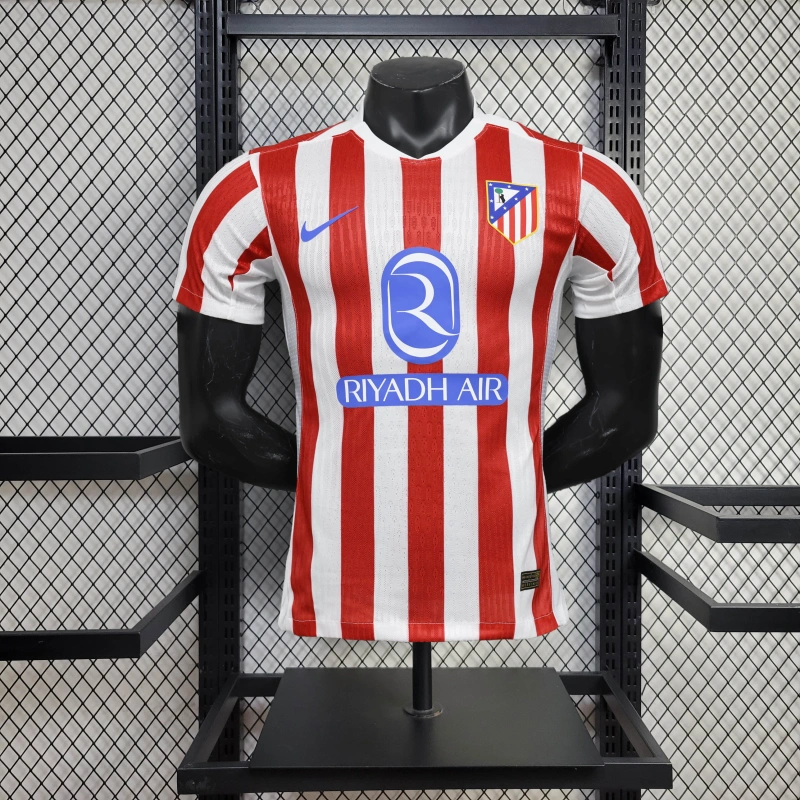 Camisa I Atlético de Madrid | 25/26 Modelo Jogador Nike - Vermelha e Branca