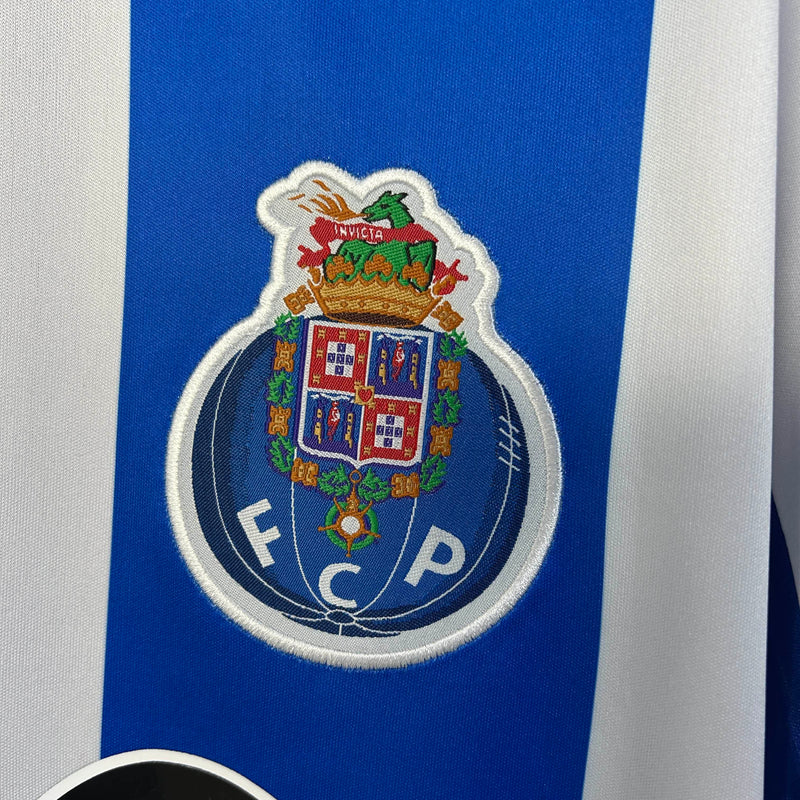 Camisa I Porto Retrô | 17/18 New Balance - Azul e Branca