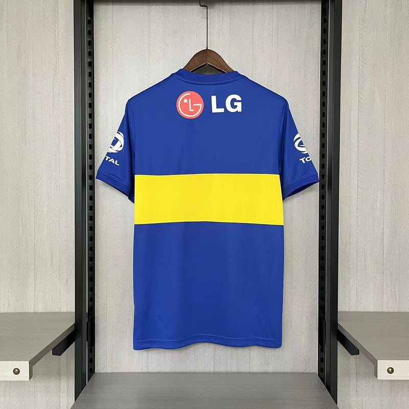 Camisa Edição Especial Boca Juniors Retrô | 09/10 Torcedor Nike - Azul e Amarela