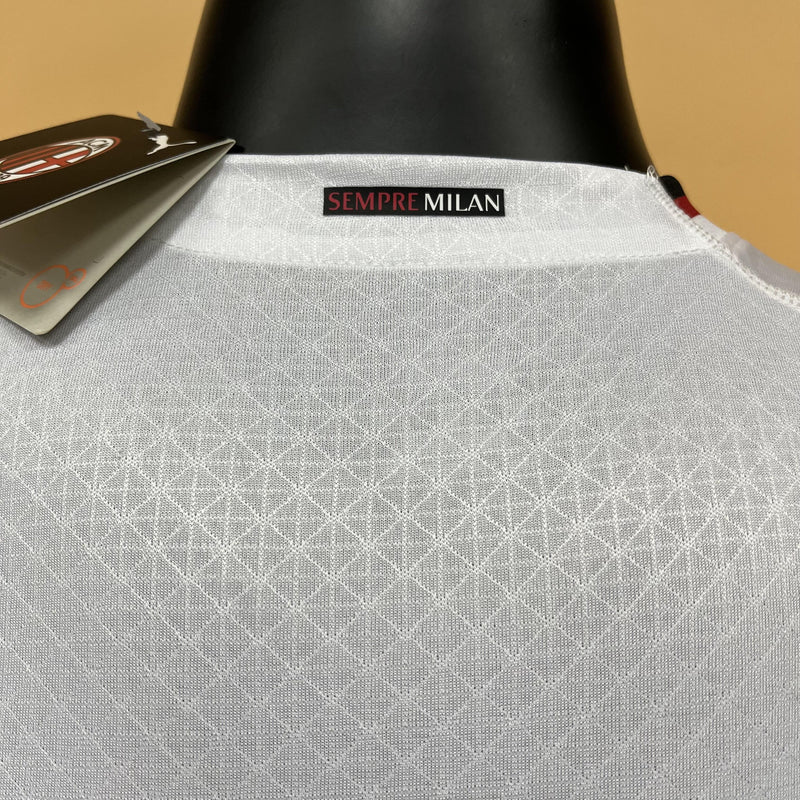 Camisa II Milan | 22/23 Modelo Jogador Puma - Branca e Vermelha