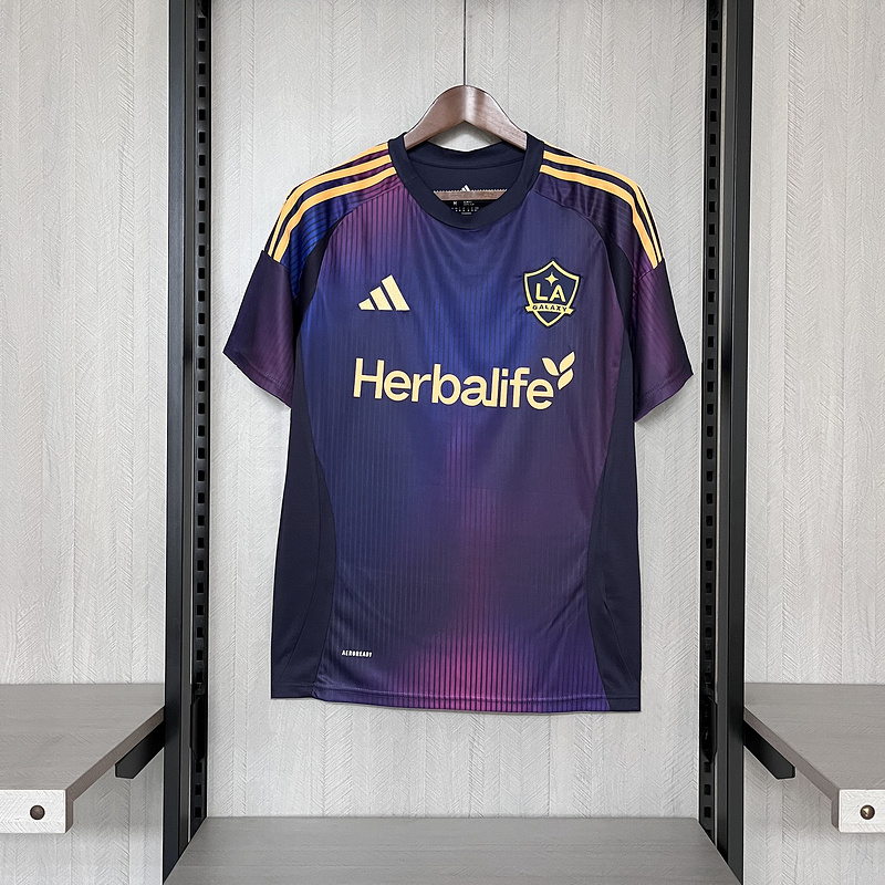 Camisa II LA Galaxy | 25/26 Torcedor Adidas - Roxo Rosa e Dourado