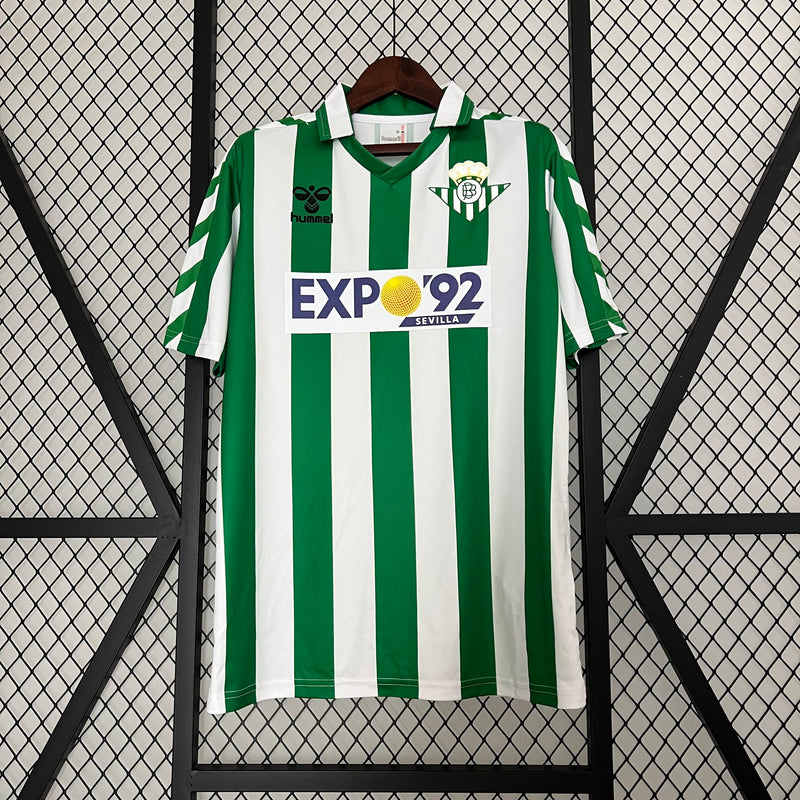 Camisa I Betis Retrô | 88/89 Hummel - Verde e Branca