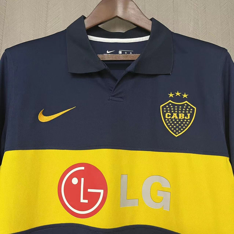Camisa I Boca Juniors Retrô | 09/10 Torcedor Nike - Azul e Amarela