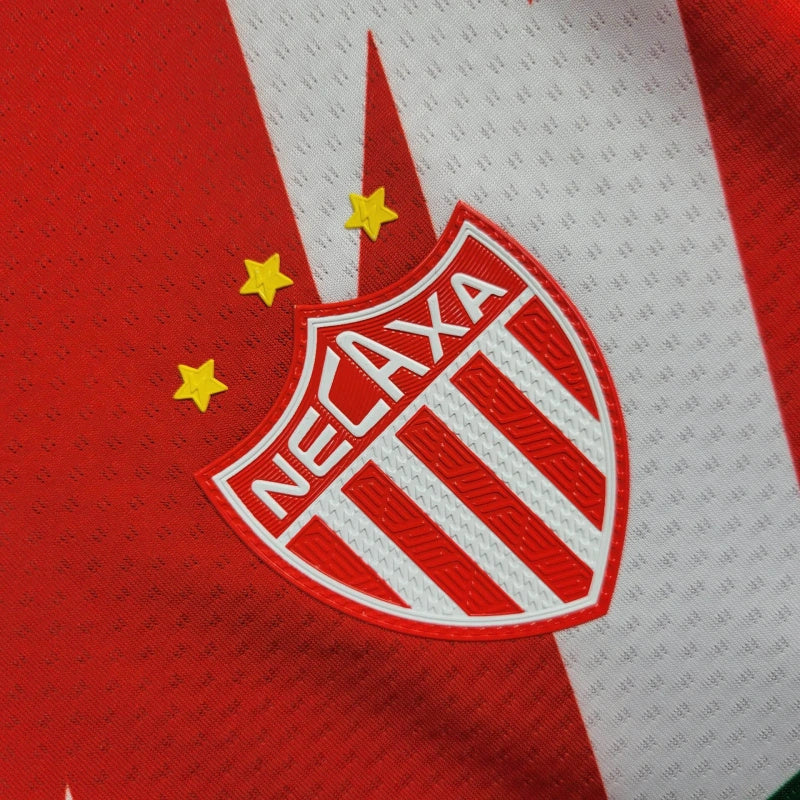 Camisa I Necaxa | 24/25 Torcedor Pirma - Vermelha e Branca