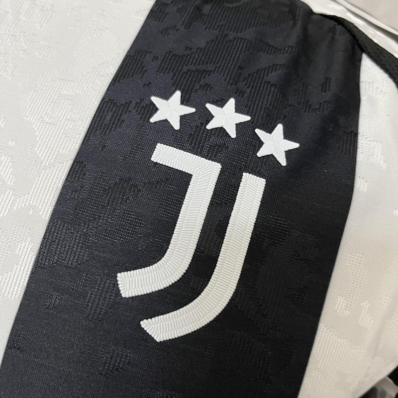 Camisa I Juventus | 24/25 Modelo Jogador Adidas - Preta e Branca