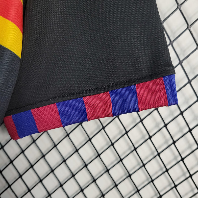 Camisa Barcelona | 23/24 Torcedor Nike - Preta Amarela e Vermelha