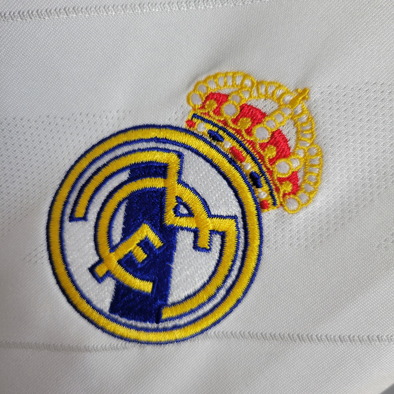 Camisa I Real Madrid Retrô | 16/17 Adidas - Branca - Manga Longa