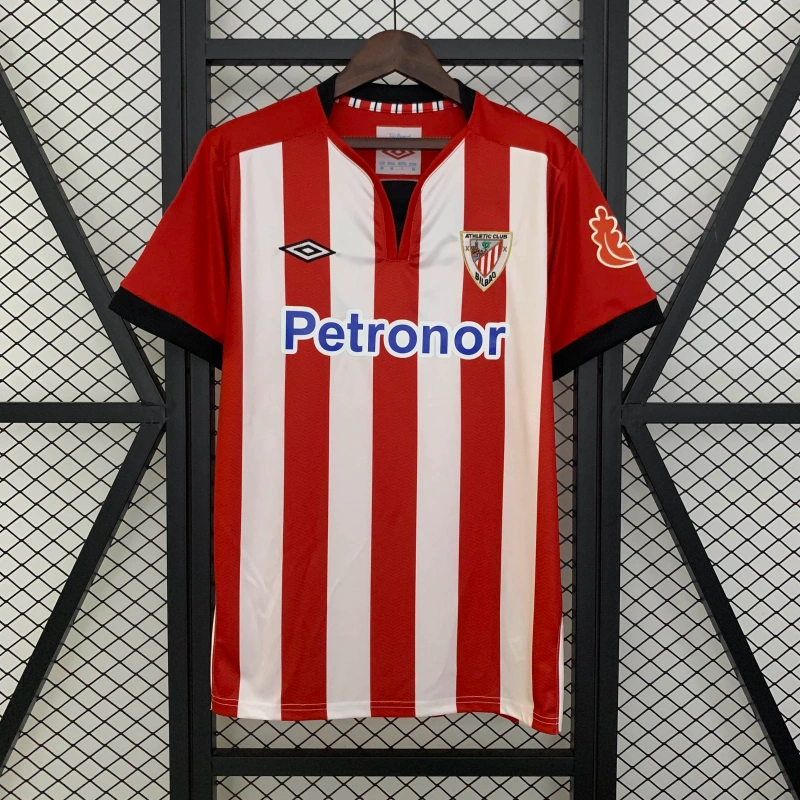 Camisa I Athletic Bilbao Retrô | 11/12 Umbro - Vermelha e Branca