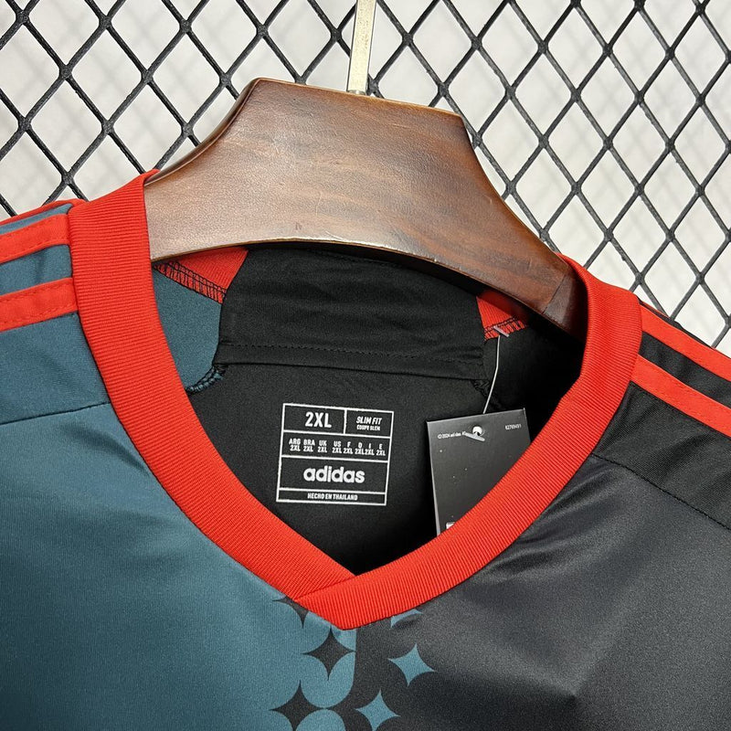 Camisa III LA Galaxy | 24/25 Torcedor Adidas - Preto Verde e Vermelha