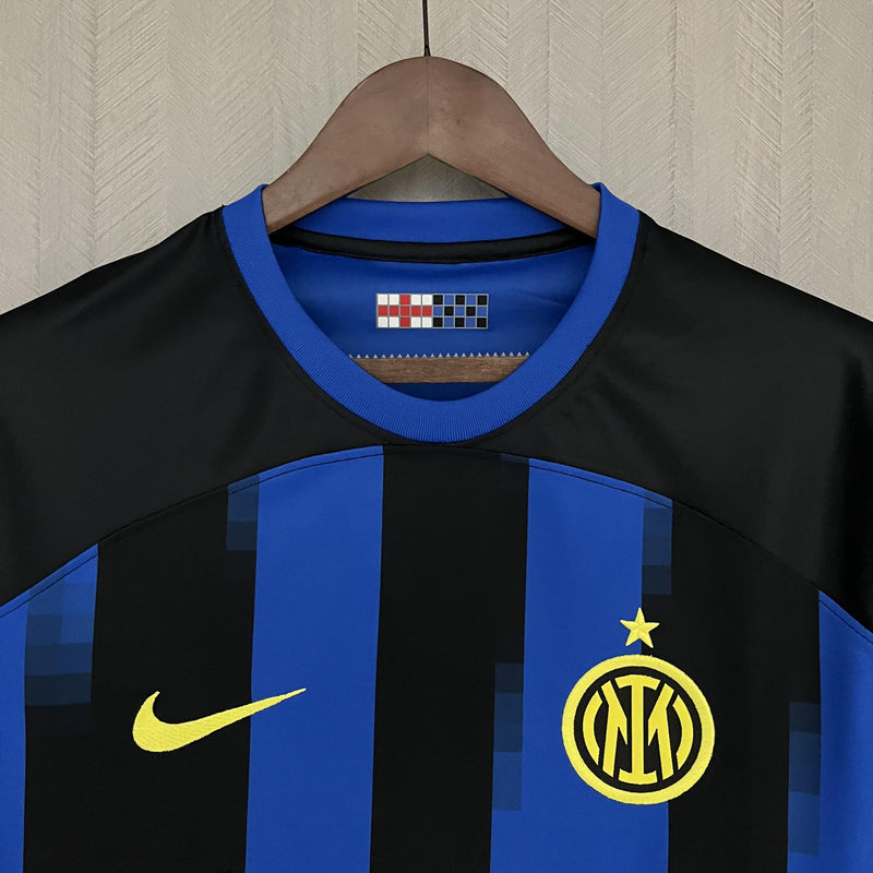 Camisa I Inter de Milão | 23/24 Torcedor Nike - Azul e Preta - Paramount
