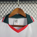 Camisa II Marrocos Retrô | 1998 Puma - Branca Vermelha e Verde - Manga Longa