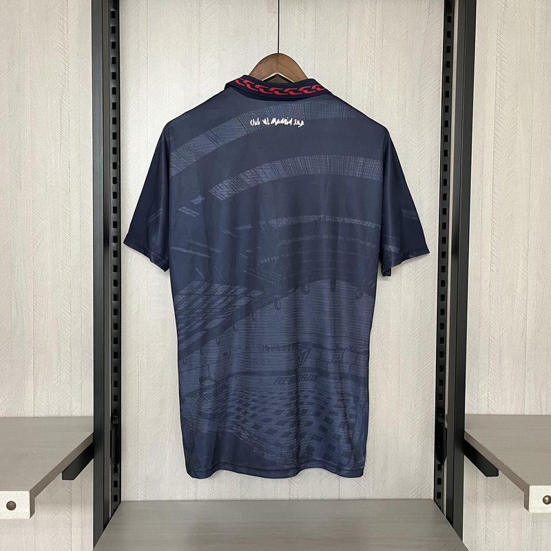 Camisa II Atlético de Madrid Retrô | 96/97 Torcedor Puma - Azul e Vermelha