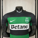 Camisa I Sporting | 24/25 Modelo Jogador Nike - Verde Preta e Branca
