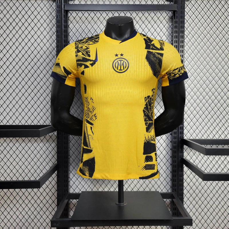 Camisa III Inter de Milão | 24/25 Modelo Jogador Nike - Amarela e Preta