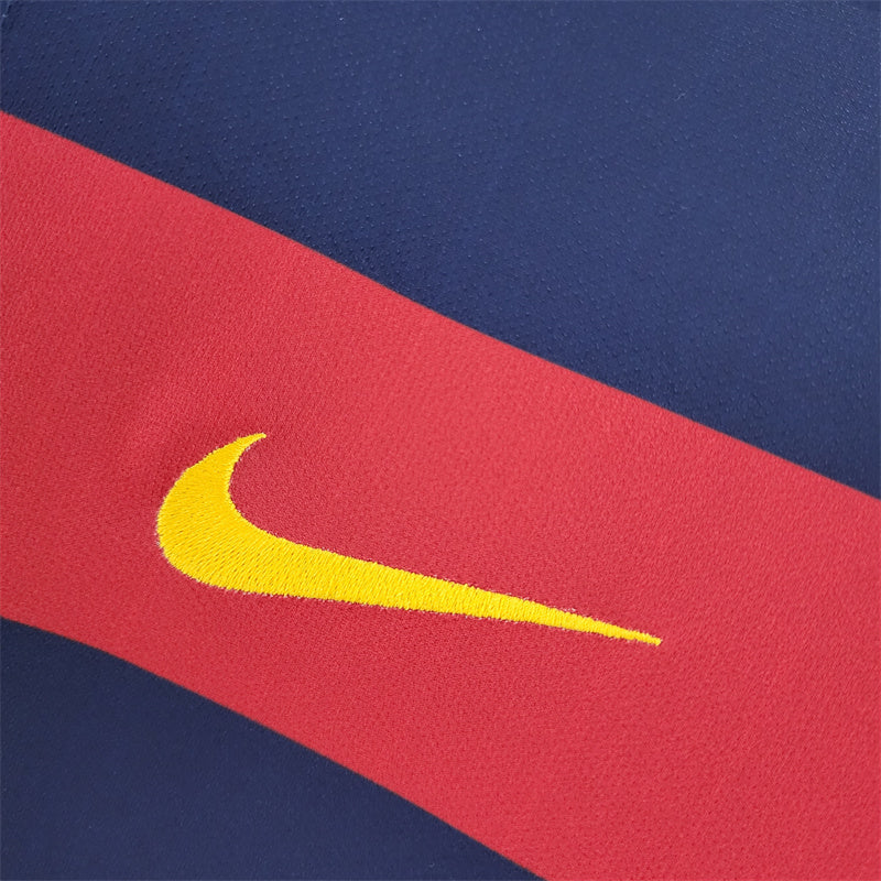 Camisa I Barcelona Retrô | 15/16 Torcedor Nike - Vermelha e Azul