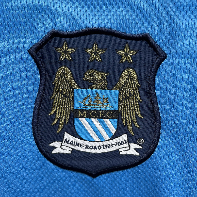 Camisa I Manchester City Retrô | 02/03 Torcedor Le Coq Sportif - Azul