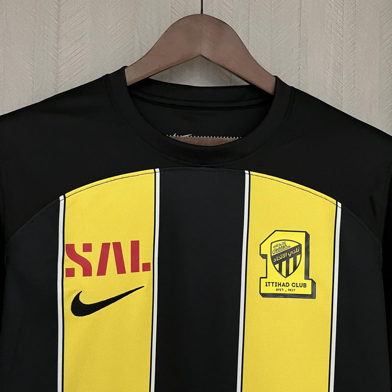 Camisa I Al-Ittihad | 23/24 Torcedor Nike - Preta e Amarela