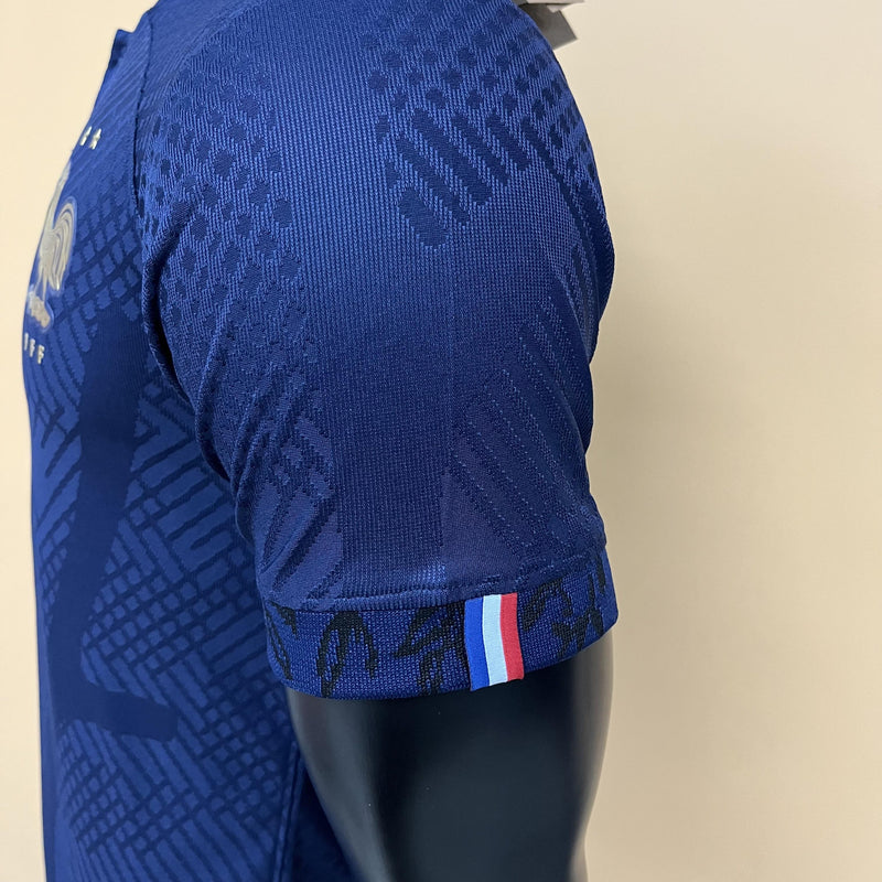 Camisa I França | 22/23 Modelo Jogador Nike - Azul