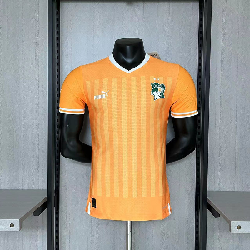 Camisa I Costa do Marfim | 23/24 Modelo Jogador Puma - Laranja