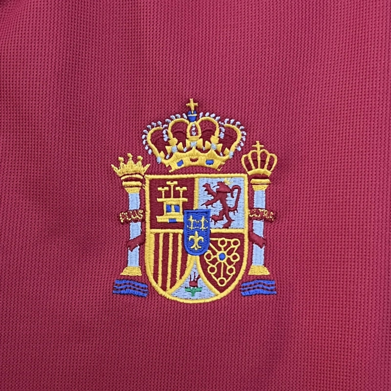Camisa I Espanha Retrô | 2000 Adidas - Vermelha Azul e Amarela