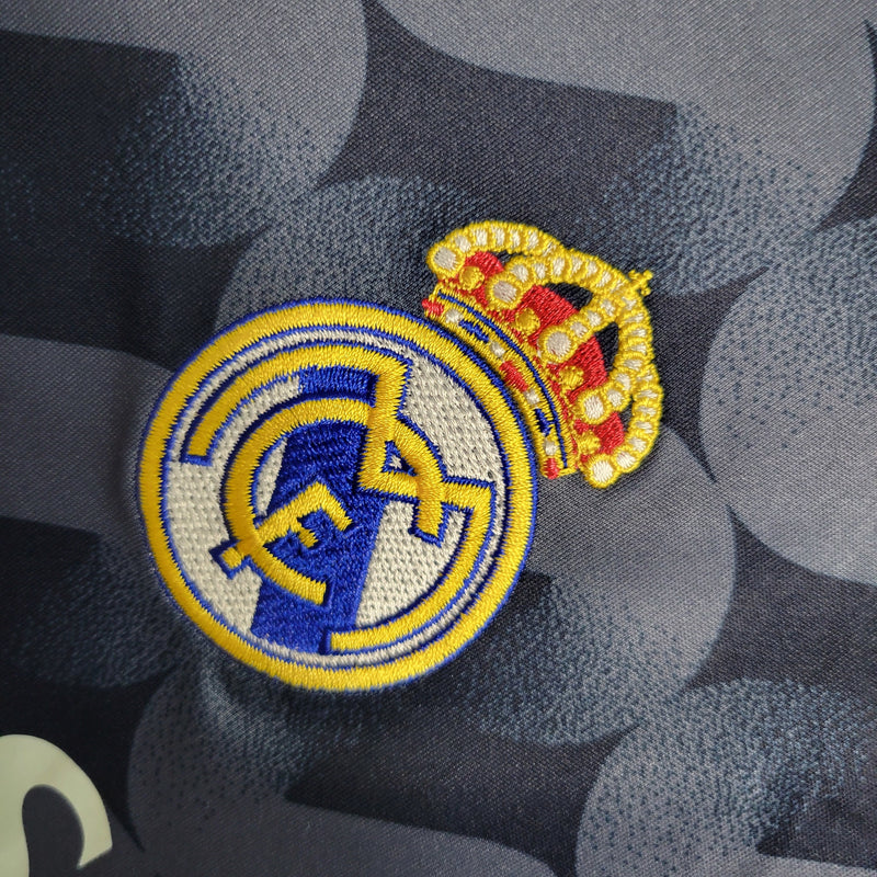 Camisa II Real Madrid | 23/24 Torcedor Adidas - Azul - Manga Longa