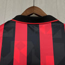 Camisa I Milan Retrô | 93/94 Lotto - Vermelha e Preta