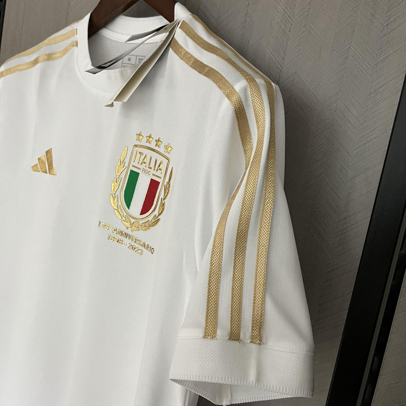Camisa Edição Comemorativa Itália | 23/24 Torcedor Adidas - Branca