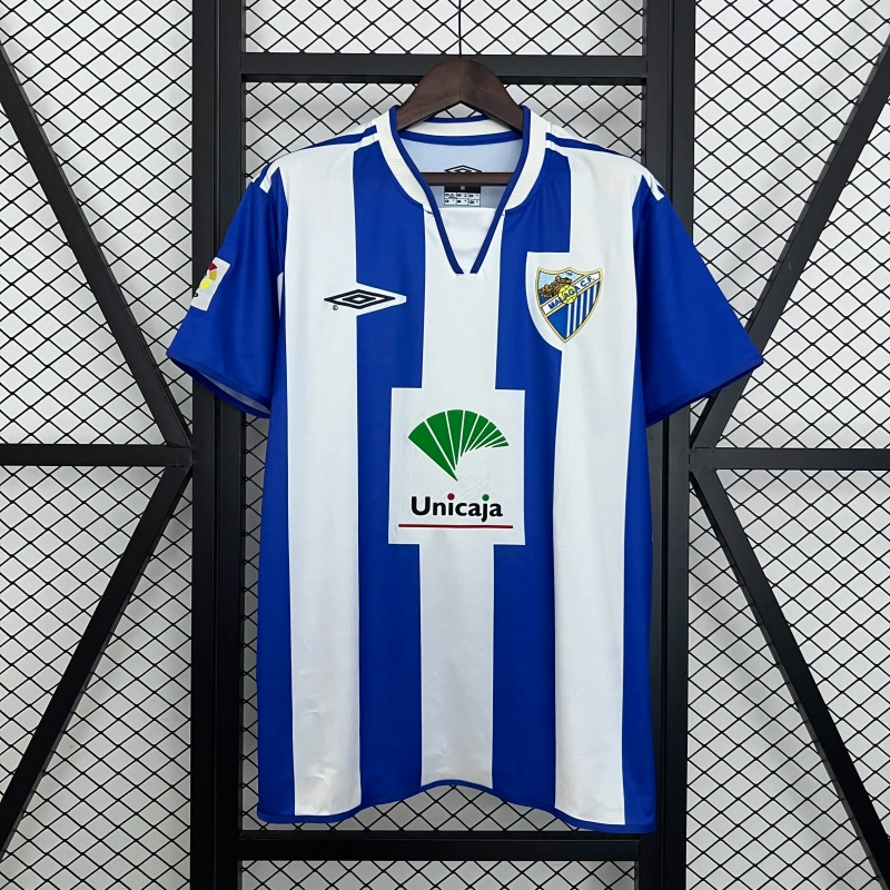 Camisa I Málaga Retrô | 04/06 Umbro - Azul e Branca