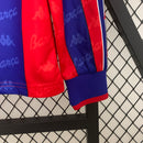 Camisa I Barcelona Retrô | 96/97 Kappa - Azul e Vermelha - Manga Longa