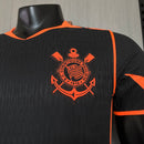 Camisa III Corinthians | 25/26 Jogador Nike - Preta e Laranja