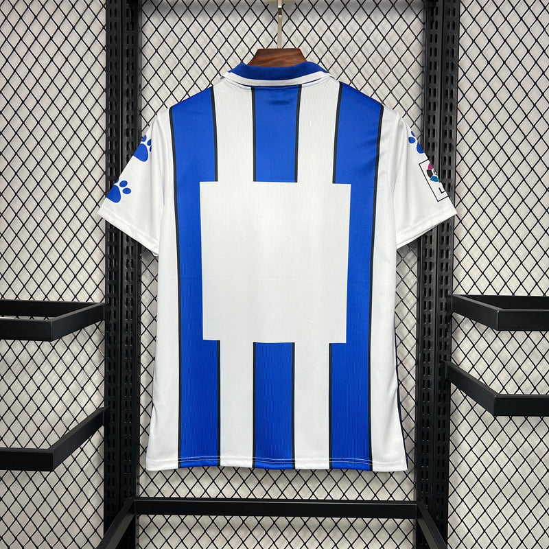 Camisa I Málaga Retrô | 98/99 Kelme - Azul e Branca